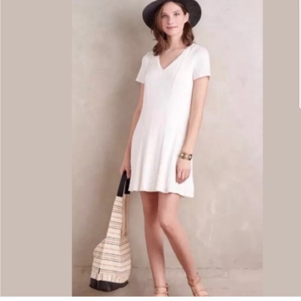 NWT Dolan White v‎ nick jersey knit mini dress